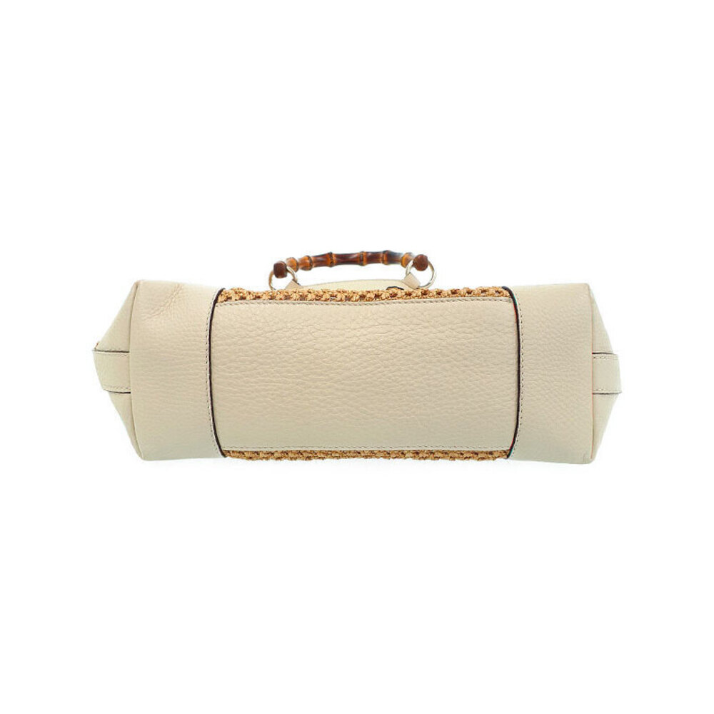 GUCCI Bamboo Tote Bag Handbag - Picture 8 of 9